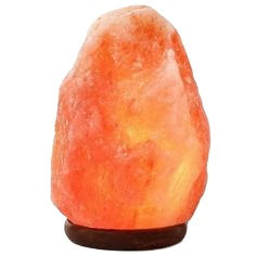 Lampes en sel rose de l'Himalaya de qualité supérieure, 2-3 kg, fabriquées à la main, avec base en bois sculpté, artisanat naturel, lampe de sel pour chambre à coucher - Product Image 5