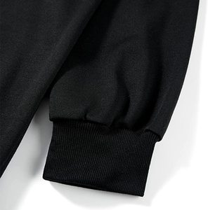 <b>Men</b>’s Solid Color Zip <b>Hoodie</b> Soft Fleece Hooded <b>Sweatshirt</b> Modern Casual Outerwear - Product Image 6