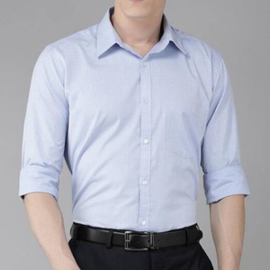 Chemise habillée homme à manches longues infroissable, sans repassage, séchage rapide, collection printemps, 95% polyester, fabricant OEM - Product Image 1