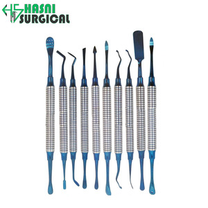 Ensemble d'instruments dentaires manuels en acier inoxydable de haute qualité Hasni, outils de nettoyage des dents, certifiés CE ISO, instruments de classe I - Product Image 4