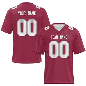 Custom Anti-UV Polyester <b>Men's</b> Short Sleeve Sports Jersey with Team Name Number Sublimation Printed Breathable Football - Product Image 1
