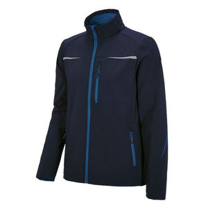 Classic Softshell Jacket <b>Men's</b> <b>Black</b> Waterproof <b>Windbreaker</b> Outdoor Work Jacket 4 Way Stretch Fleece Lining Custom Embroidered - Product Image 3