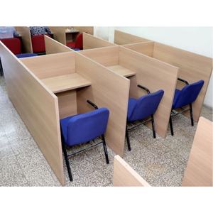 Table de lecture pour école et collège en bois, contreplaqué calibré MR, finition stratifiée, largeur réglable 900-4500, profondeur 750-1500 - Product Image 6
