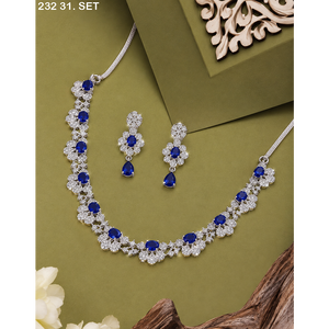 Collar de Diamantes Americanos MIJ para Mujer, Collar de Diamantes AD de Lujo, Collar de Diamantes para Fiesta, Conjunto de Collares de Diamantes de Imitación para Novia - Product Image 2