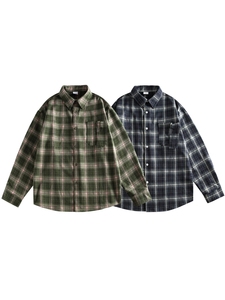 เสื้อเชิ้ตผู้ชายทรงเข้ารูป ลายทาง ทำมือ เป็นมิตรกับสิ่งแวดล้อม สไตล์ลำลอง ผ้าเนื้อสามมิติ คอเสื้อมีดีไซน์ แขนยาว สำหรับผู้ใหญ่ ลดราคาพิเศษ - Product Image 4