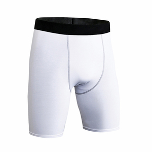 Custom High Waist Waist <b>Trainer</b> Tummy Control Butt Lifting Breathable <b>Men's</b> Compression Shorts - Product Image 3