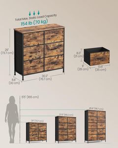 Commode de luxe vietnamienne à 6 tiroirs pour chambre à coucher - Product Image 2