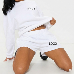 New Design Womens Sleepwear <b>Set</b> Long Sleeve Top and Short Pant Cozy Breathable Comfortable Pajama Suit for Indoor Lounge Wear - Product Image 1