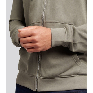 Sweat-shirt à capuche zippé pour homme, coton French Terry 460 GSM, streetwear décontracté, fabrication OEM, marque privée - Product Image 4