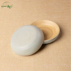 ชามไม้ไผ่ทรงรีแบบคลาสสิกเรียบง่าย พร้อมลายไม้ธรรมชาติที่เป็นมิตรกับสิ่งแวดล้อม และผิวสัมผัสนุ่มแบบด้าน - Product Image 1