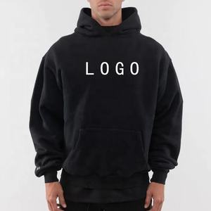 Sweat à capuche unisexe avec poche avant Sportswear Sweats à capuche pulls pour hommes Logo Powder Puff personnalisé 500 Gsm Hoodie - Product Image 2