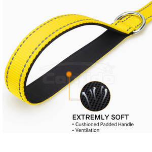 Laisse pour animaux de compagnie robuste, longueur réglable, avec poignée rembourrée douce, conception sécurisée pour la marche, la course et la randonnée en toute sécurité - Product Image 6