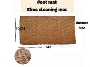Eco2go Vietnam Biodegradable Coconut Fiber Door <b>Mat</b>-Reversible Modern Washable Rug for Home & Office - Product Image 2