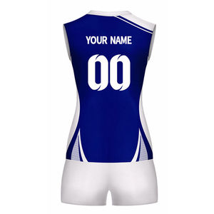Ensembles d'uniformes de volley-ball personnalisés au design professionnel, respirants, à manches courtes, imprimés, 100% polyester, haute qualité, vente en gros, faible MOQ - Product Image 3