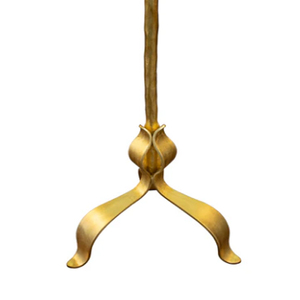 โต๊ะข้างทองเหลืองหน้าหินอ่อน ฐานโลหะชุบทอง - Product Image 3