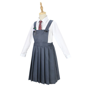 Uniformes Escolares para Niñas, Última Edición, Faldas Plisadas Estilo Dungarees Hasta el Tobillo con Camisas de Cuello Clásico, al Mejor Precio - Product Image 3