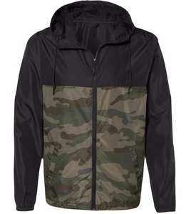 Customizable Color Zipper Waterproof <b>Summer</b> Outdoor Hooded Lightweight Breathable Windbreaker <b>Jacket</b> for <b>Men</b> New Fashion Running - Product Image 1