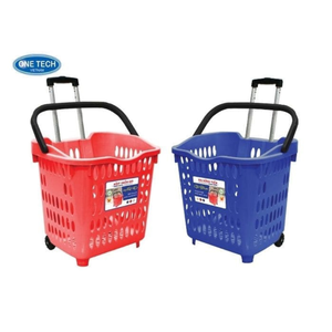 Cesta rodante de plástico con asas de acero inoxidable Vietnam C/O, C/Q, ISO ODM 100 MOQ - Product Image 6