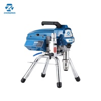 Pompa Piston Tanpa Sikat Tekanan Tinggi Profesional 3200PSI Alat Semprot Cat Airless Listrik Portabel Tugas Berat untuk Dinding Rumah
