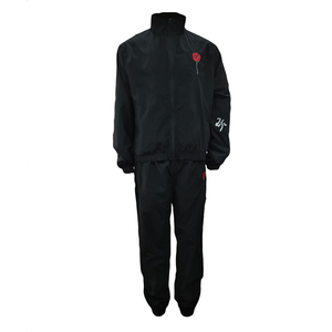 Ensemble de survêtement pour homme, couleur unie, à capuche, décontracté, longueur intégrale, respirant, en polyester, coupe classique, style automne - Product Image 1