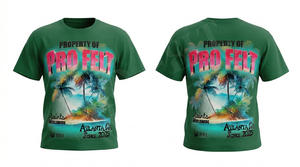 T-shirt à manches courtes col rond, coupe décontractée et ajustée, imprimé, style urbain, été, logo personnalisé, 100% coton respirant, tendance - Product Image 4