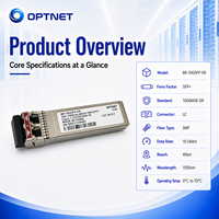 Module émetteur-récepteur optique SFP Plus 10G ER compatible OEM, 10GBASE ER LC SMF 40km, pour commutateur réseau