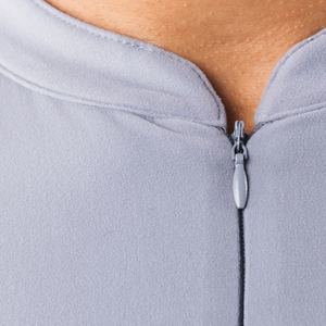 Soutien-gorge de sport à manches longues et fermeture éclair sur le devant pour femme, haut court très élastique pour le yoga, le fitness, l'entraînement, les loisirs et les activités sportives, OEM - Product Image 5