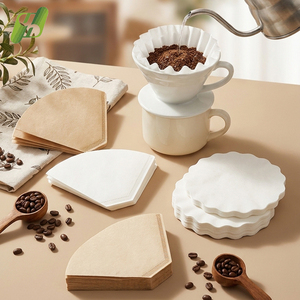 Papel de Filtro de Café Marrón Natural para Preparación de Café por Goteo Manual, Empaquetado para Venta al por Menor y Suministro a Granel - Product Image 3