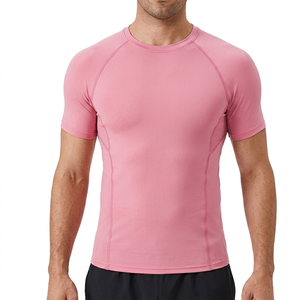 Camiseta deportiva ajustada de fábrica, camiseta gráfica atlética para hombre, camiseta de fitness para el estilo de vida, logotipo personalizado - Product Image 6