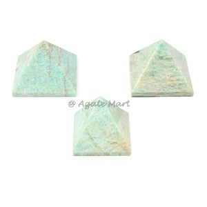 Howlite พีระมิดพลอยธรรมชาติเกรดพรีเมี่ยมสำหรับการรักษาจักระดินการทำสมาธิ - Product Image 6