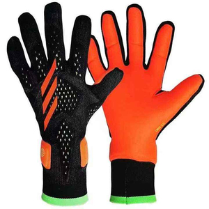 Gants de gardien de but personnalisés, nouvelle conception, à doigts complets, fermeture à lacets, sangle de poignet réglable, haute qualité, pour le sport - Modèle 2026 - Product Image 1