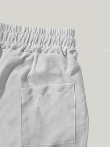 Pantalon en molleton personnalisé avec broderie croisée, style streetwear, service OEM disponible - Product Image 4