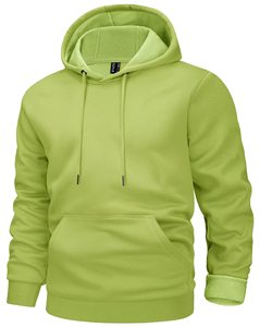 เสื้อฮู้ดดี้ผู้ชายแบบสั่งทำพิเศษ ไซส์ใหญ่ สีพื้น ผ้าฝ้ายฟลีซ สวมใส่สบาย ไม่มีลาย  ไซส์ใหญ่พิเศษ เสื้อฮู้ดดี้และเสื้อสเวตเชิ้ตผู้ชาย - Product Image 1