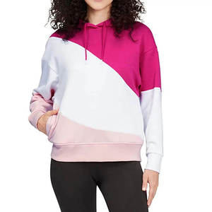 Sudaderas con Capucha Ajustadas de Alta Calidad para Mujer, Diseño Personalizado, 100% Algodón Transpirable, Color Rosa Blanco Invernal - Product Image 4