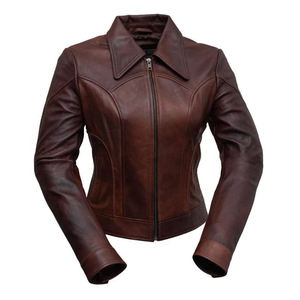 Nouvelle Veste en Cuir pour Femme, Design Tendance, Qualité Supérieure, Automne Hiver, Coupe Ajustée, Vente en Ligne - Product Image 1