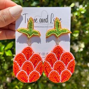 Pendientes Ligeros Bordados, Pendientes Artesanales, Pendientes con Cuentas, Joyería Festiva para Mujer al Mejor Precio, Pendientes con Cuentas - Product Image 6