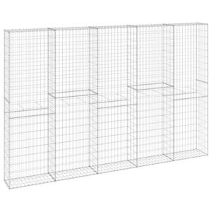 Parete in acciaio zincato con coperture 118.1 \ "x11.8 \" x78.7 \" - Product Image 2