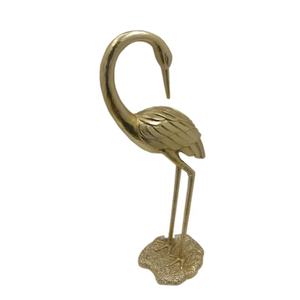 Diseño único Grúa de aluminio Escultura de jardín Níquel en bruto Color plata Decoración de jardín hecha a mano - Product Image 2