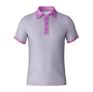 Polos de golf personalizados de alto rendimiento con sublimación completa y logotipo bordado, camisetas de golf para uniformes de equipo, venta directa de fábrica para clubes. - Product Image 6