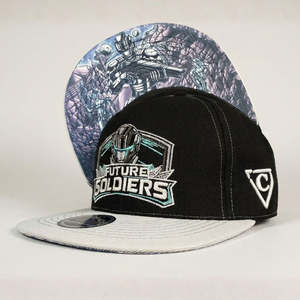 Casquette snapback personnalisée avec logo imprimé, visière plate et sangle réglable, broderie de qualité supérieure, respirante. - Product Image 2