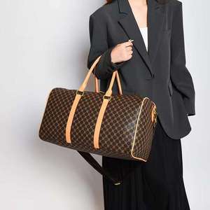 Top Selling Durable Genuine Leather Travel Bag with Spacious Compartments and Adjustable <b>Strap</b> for Comfortable Travel Duffle - Product Image 4