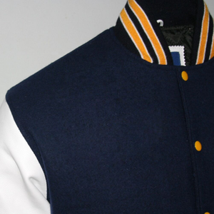 New Stylish College JacketOEM Baseball Sports Style <b>Suede</b> Leather <b>Men</b> <b>Jacket</b> - Product Image 4