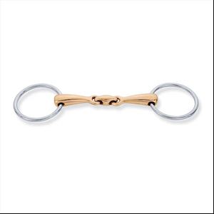 Equipo ecuestre hecho a medida, pieza de snafla de acero inoxidable, anillo suelto, broca de carreras de caballos, superventas - Product Image 1