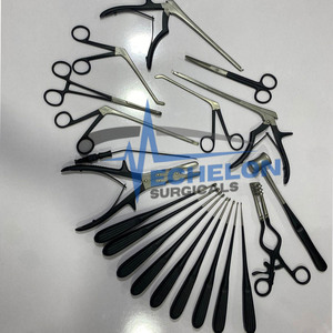 Juego de Instrumentos Ortopédicos Quirúrgicos Básicos para Laminectomía con Recubrimiento Negro de 16 Piezas de ECHELON SURGICALS - Product Image 3