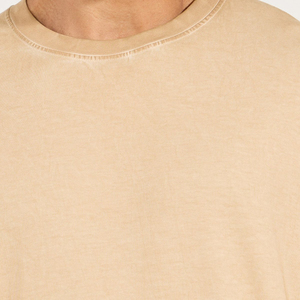 Conjunto de camiseta y pantalones cortos de algodón de punto de color sólido para hombre, transpirable, con cuello redondo, estilo urbano, para verano. - Product Image 6