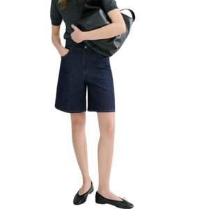 Shorts en jean taille haute pour femme, personnalisables en gros, de haute qualité, respirants, écologiques, style Y2K streetwear, unis, décontractés, été, sur mesure - Product Image 5