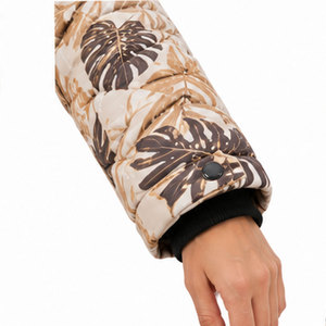<b>Women's</b> Casual Winter <b>Parka</b> Coat with Adjustable Waist, Warm Quilted Filling Elegant Hooded Design for Fashion Forward Customers - Product Image 4