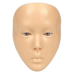 5D Realistic Silicone Full Face Makeup Practice Board <b>Eye</b> <b>Shadow</b> Eyebrow Eyeliner Training Mask - Product Image 1