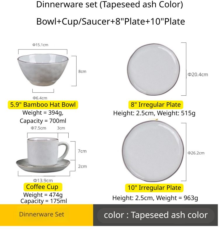 tapeseed ash colour