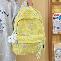 Sac à dos unisexe de style coréen, design unique et de haute qualité, en nylon et polyester, capacité de 20 à 37 L, portable pour le collège, le lycée et l'université